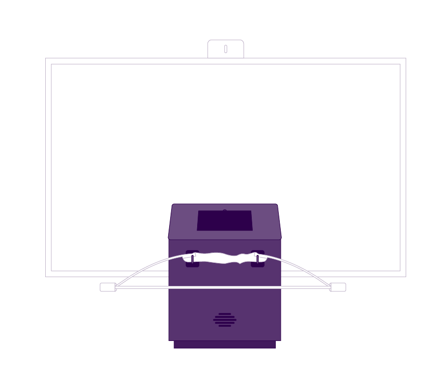 Virtual Archery Illustration Console & Enclosure