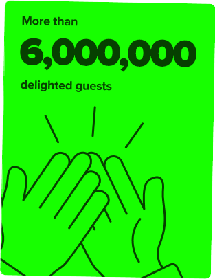 More than 6,000,000 delighted guests